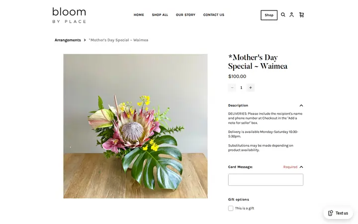 /product/-mother-s-day-special-waimea/VHAVIHH6CVHWW6MPMRWXA7AC — bloom by Place
