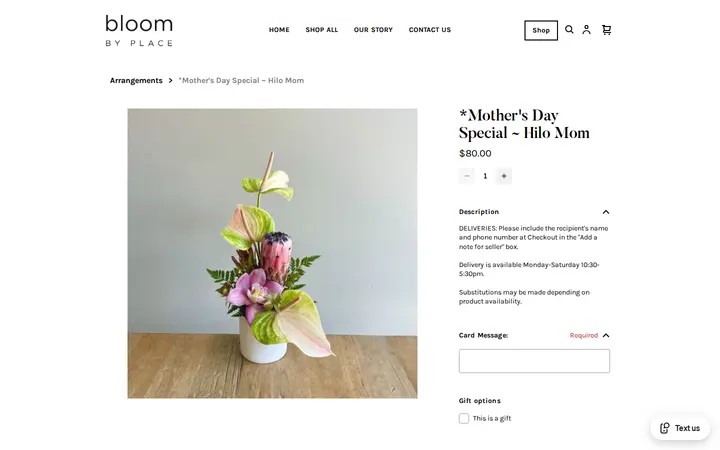 /product/-mother-s-day-special-hilo-mom/AGCTQVX5Y46BR6HON5LEHMSJ — bloom by Place