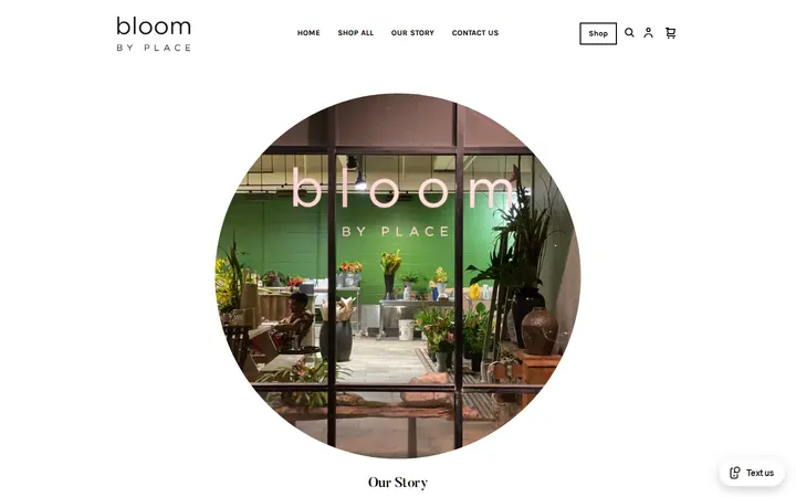 /about — bloom by Place