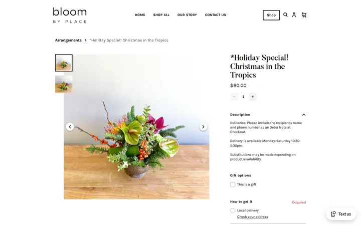 /product/-holiday-special-christmas-in-the-tropics/2401 — bloom by Place