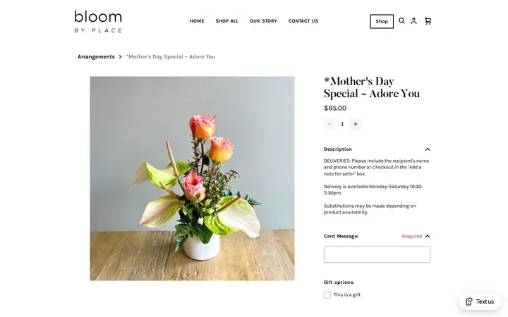 /product/-mother-s-day-special-adore-you/4D6UUXRMHEKBVM4CY4SVUCSD — bloom by Place