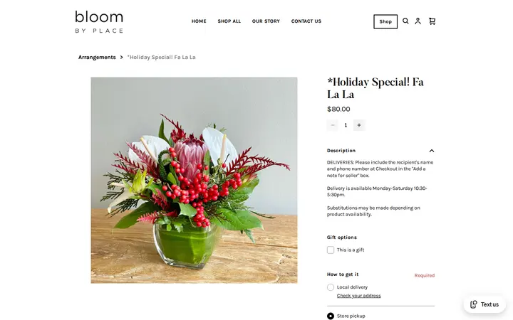 /product/-holiday-special-fa-la-la/2273 — bloom by Place