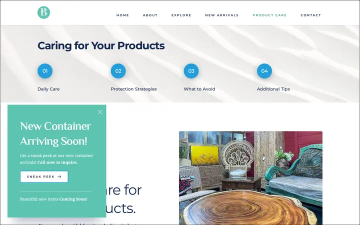 /product-care — Bali Boo Living