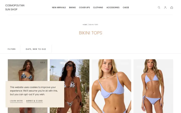 /collections/bikini-tops — Cosmopolitan Sun Shop
