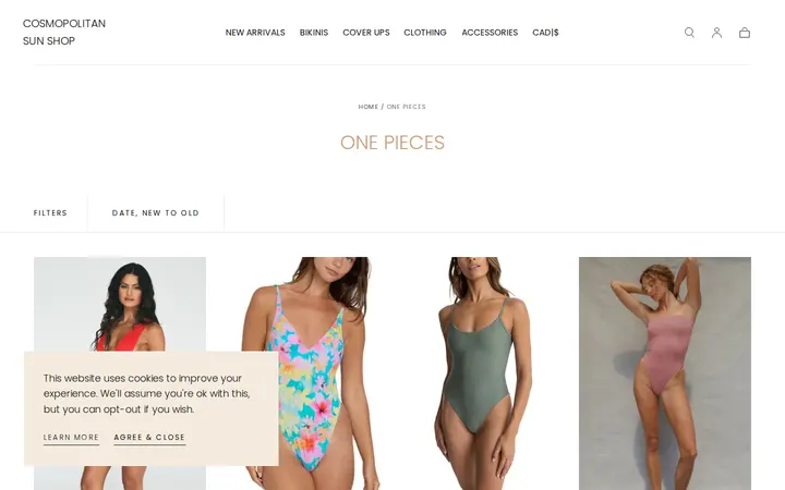 /collections/one-pieces — Cosmopolitan Sun Shop