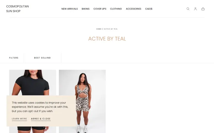/collections/active-by-teal — Cosmopolitan Sun Shop