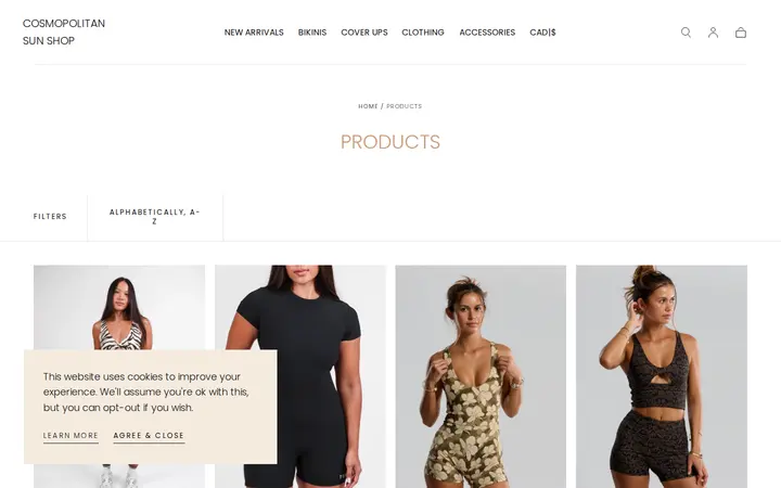 /collections/all — Cosmopolitan Sun Shop