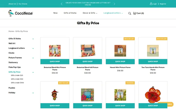 /collections/gifts-by-price — CocoNene - Ko Olina