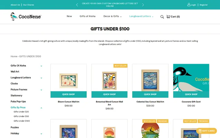 /collections/gifts-100-and-under — CocoNene - Ko Olina
