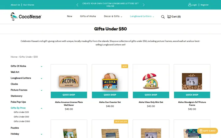 /collections/gifts-under-50 — CocoNene - Ko Olina
