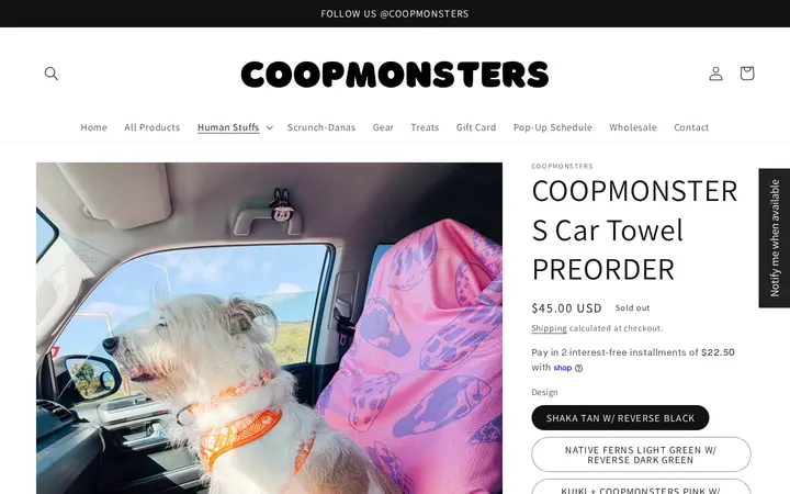 /products/coopmonsters-box-bag-shell-copy — Coopmonsters