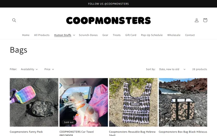 /collections/reusable-bags — Coopmonsters
