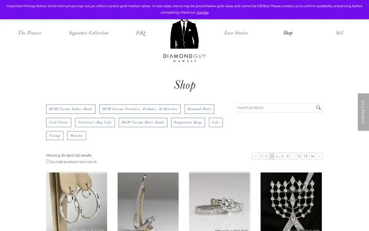 /shop/page/3 — Diamond Guy Hawaii