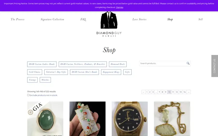 /shop/page/10 — Diamond Guy Hawaii