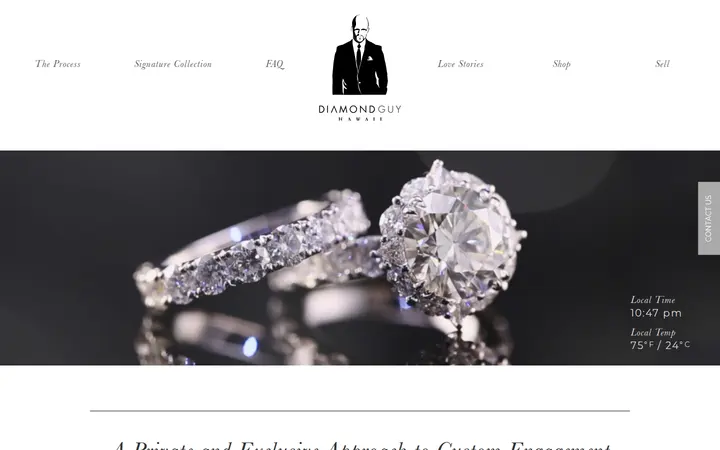 Website of Diamond Guy Hawaii