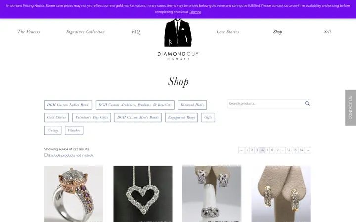 /shop/page/4 — Diamond Guy Hawaii