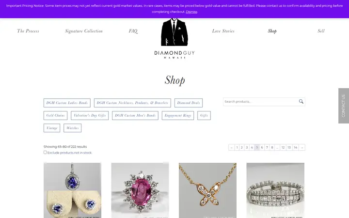 /shop/page/5 — Diamond Guy Hawaii
