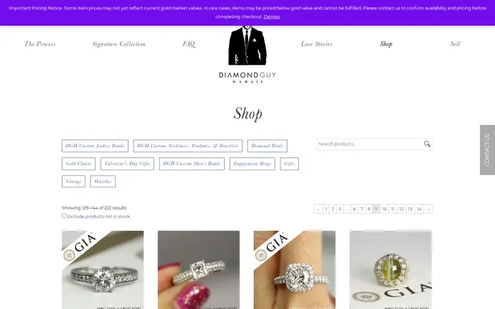 /shop/page/9 — Diamond Guy Hawaii