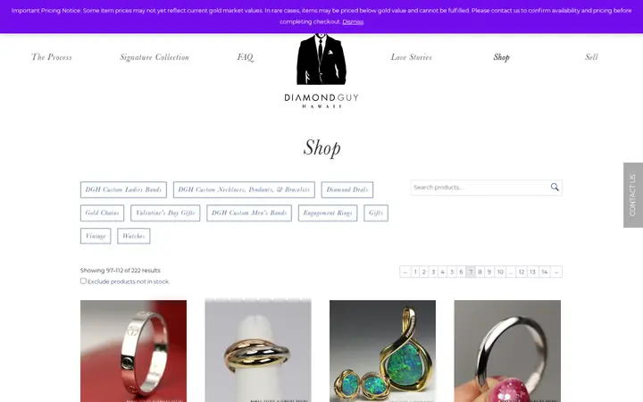 /shop/page/7 — Diamond Guy Hawaii