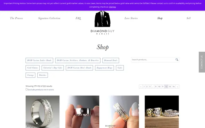 /shop/page/12 — Diamond Guy Hawaii
