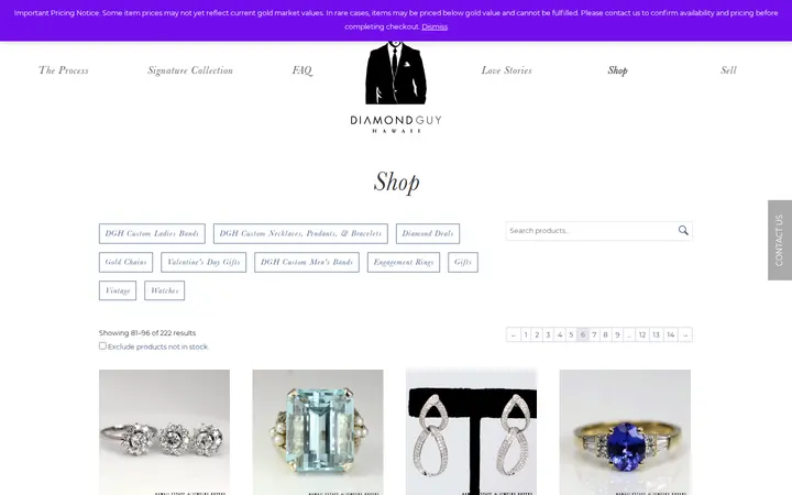 /shop/page/6 — Diamond Guy Hawaii