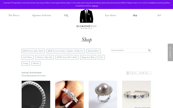 /shop — Diamond Guy Hawaii
