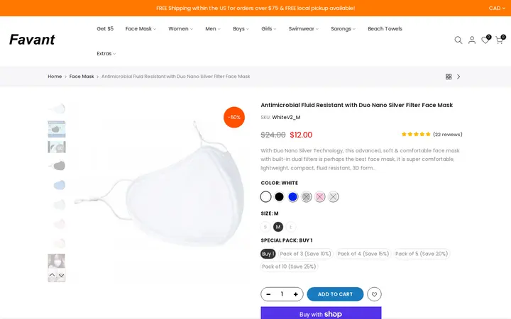 /collections/antimicrobial-mask/products/antimicrobial-fluid-resistant-face-mask — Hawaii Beachwear & Fashion