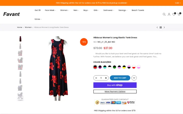 /collections/women/products/hibiscus-womens-long-elastic-tank-dress — Hawaii Beachwear & Fashion