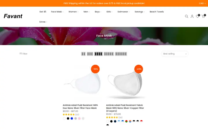 /collections/antimicrobial-mask — Hawaii Beachwear & Fashion