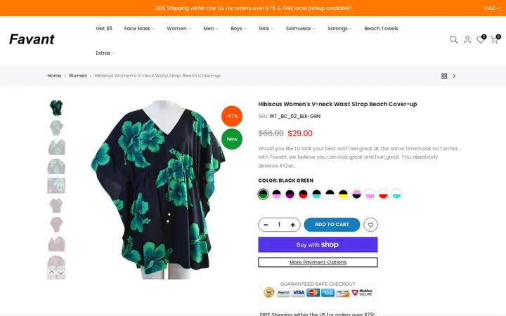 /collections/women/products/hibiscus-beach-cover-up — Hawaii Beachwear & Fashion