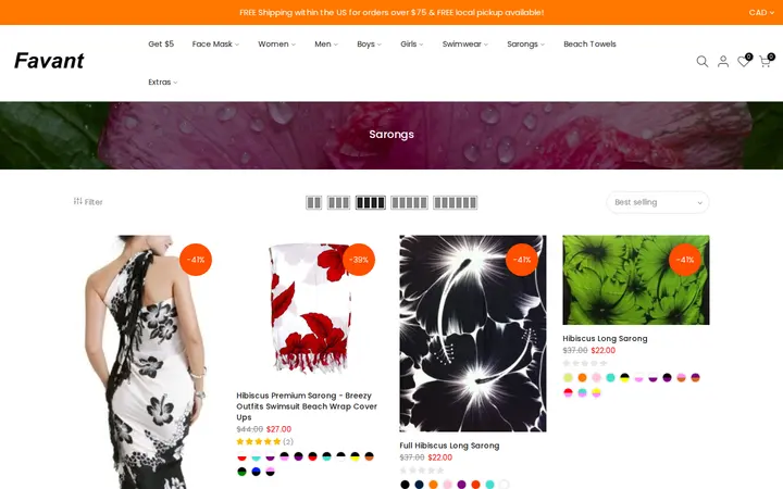 /collections/sarongs — Hawaii Beachwear & Fashion