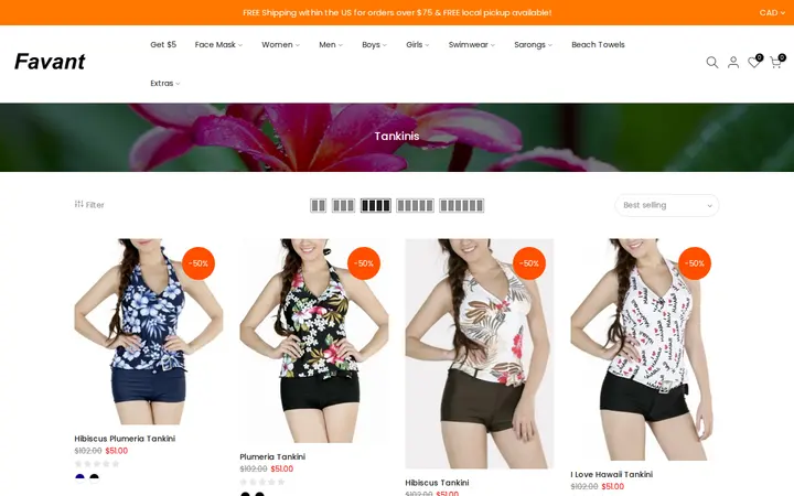/collections/tankinis — Hawaii Beachwear & Fashion