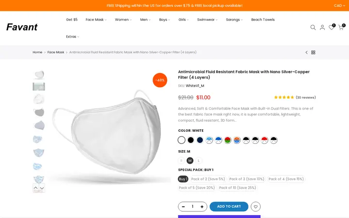 /collections/antimicrobial-mask/products/antimicrobial-fluid-resistant-fabric-mask-with-nano-silver-copper-filter-from-japan-4-layers — Hawaii Beachwear & Fashion
