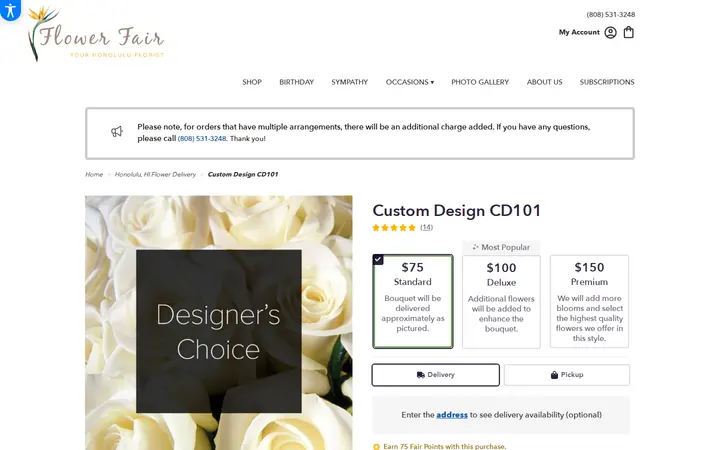 /honolulu-flower-fair/custom-design-cd101.html — Flower Fair