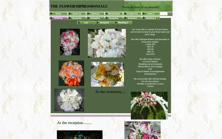 /Wedding.html — The Flower Impressions LLC