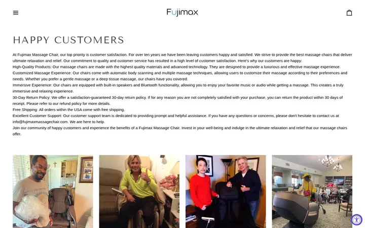/pages/happy-customers — TKWORLD Massage Chair Company