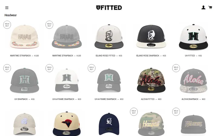 /collections/headwear — Fitted
