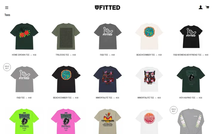 /collections/tees — Fitted