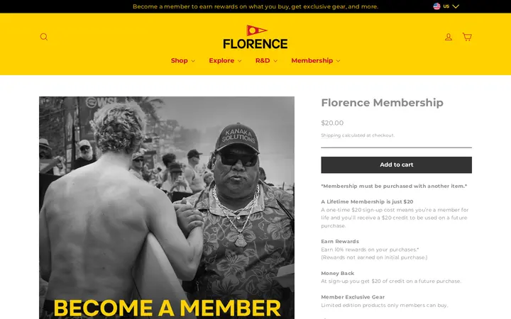 /collections/jackets/products/florence-marine-x-society-membership — Florence Waikiki - Honolulu