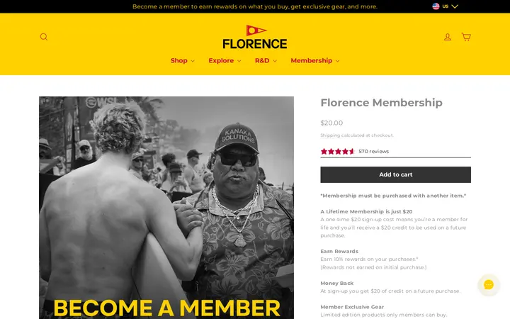 /collections/airtex-shorts/products/florence-marine-x-society-membership — Florence Waikiki - Honolulu