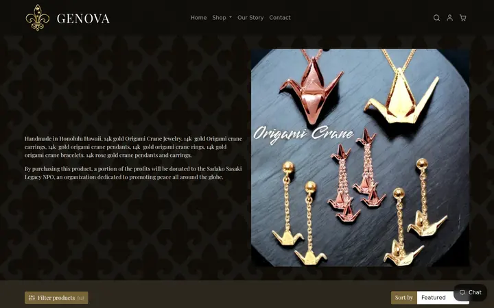 /collections/origami-peace-crane-collection — Genova Hawaii