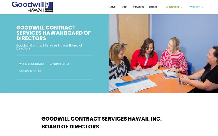 /about-goodwill/leadership/goodwill-contract-services-hawaii-board-of-directors — Goodwill Store and Donation Center