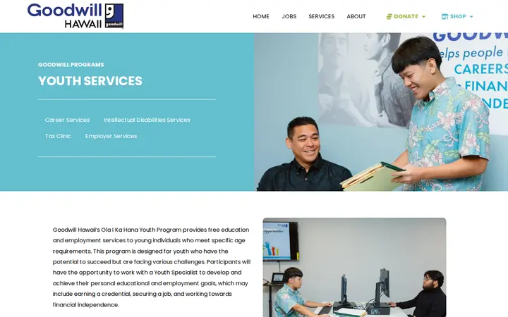 /goodwill-programs/community-services/youth-services — Goodwill Store and Donation Center