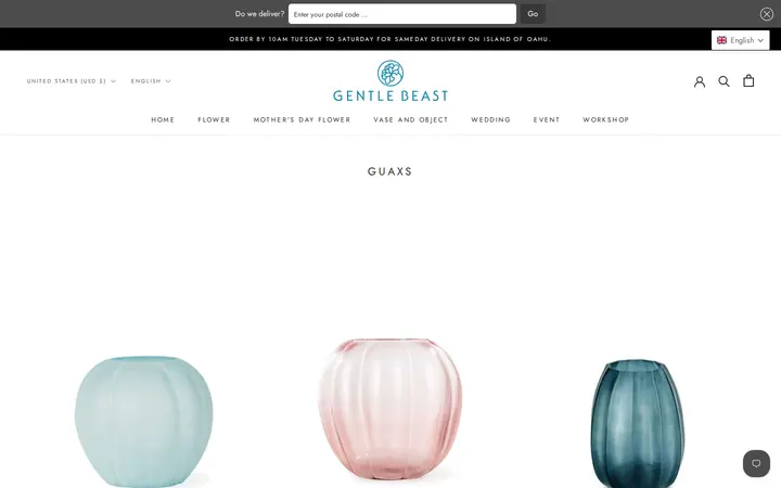 /collections/guaxs — Gentle Beast Flower