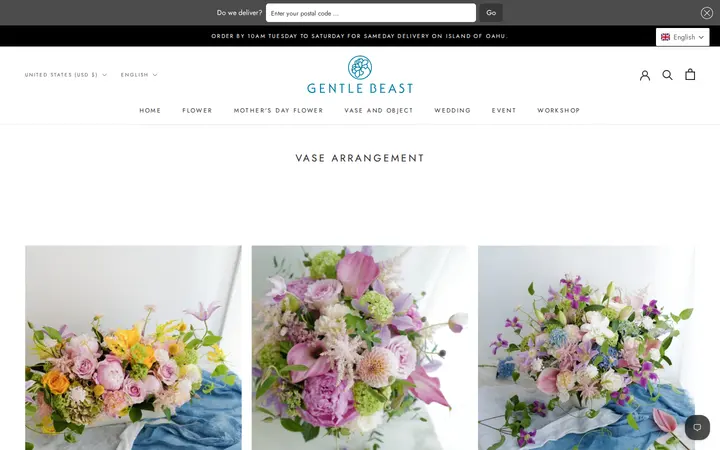 /collections/vase-arrangement — Gentle Beast Flower