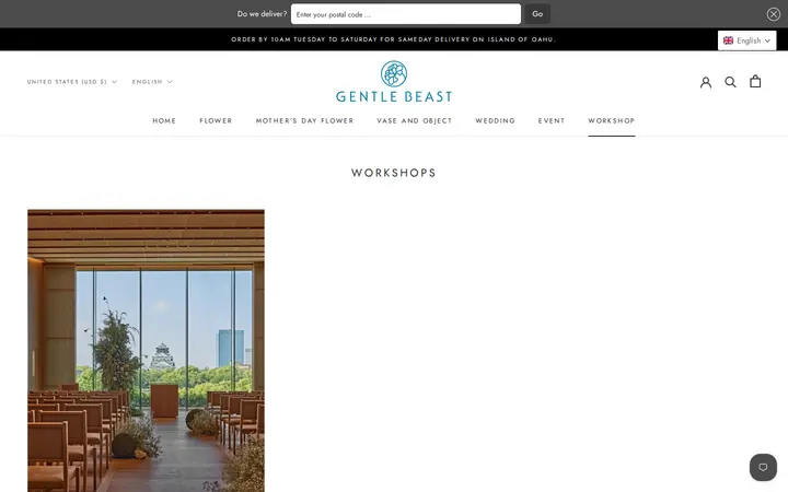 /collections/event-and-workshops — Gentle Beast Flower