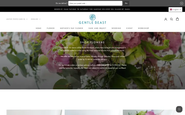 /collections/shop-flowers — Gentle Beast Flower