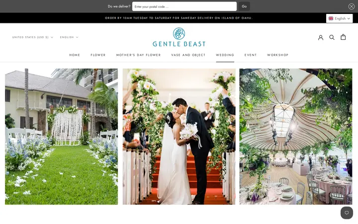/pages/wedding — Gentle Beast Flower