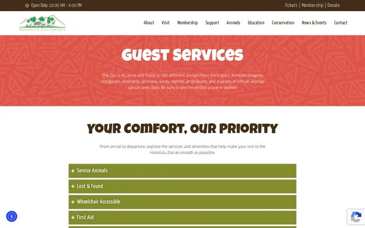 /visit/guest-services — Honolulu Zoo Gift Shop