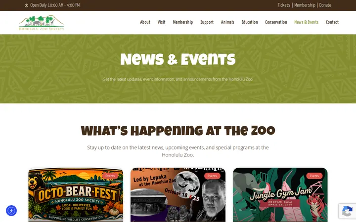 /news-events — Honolulu Zoo Gift Shop